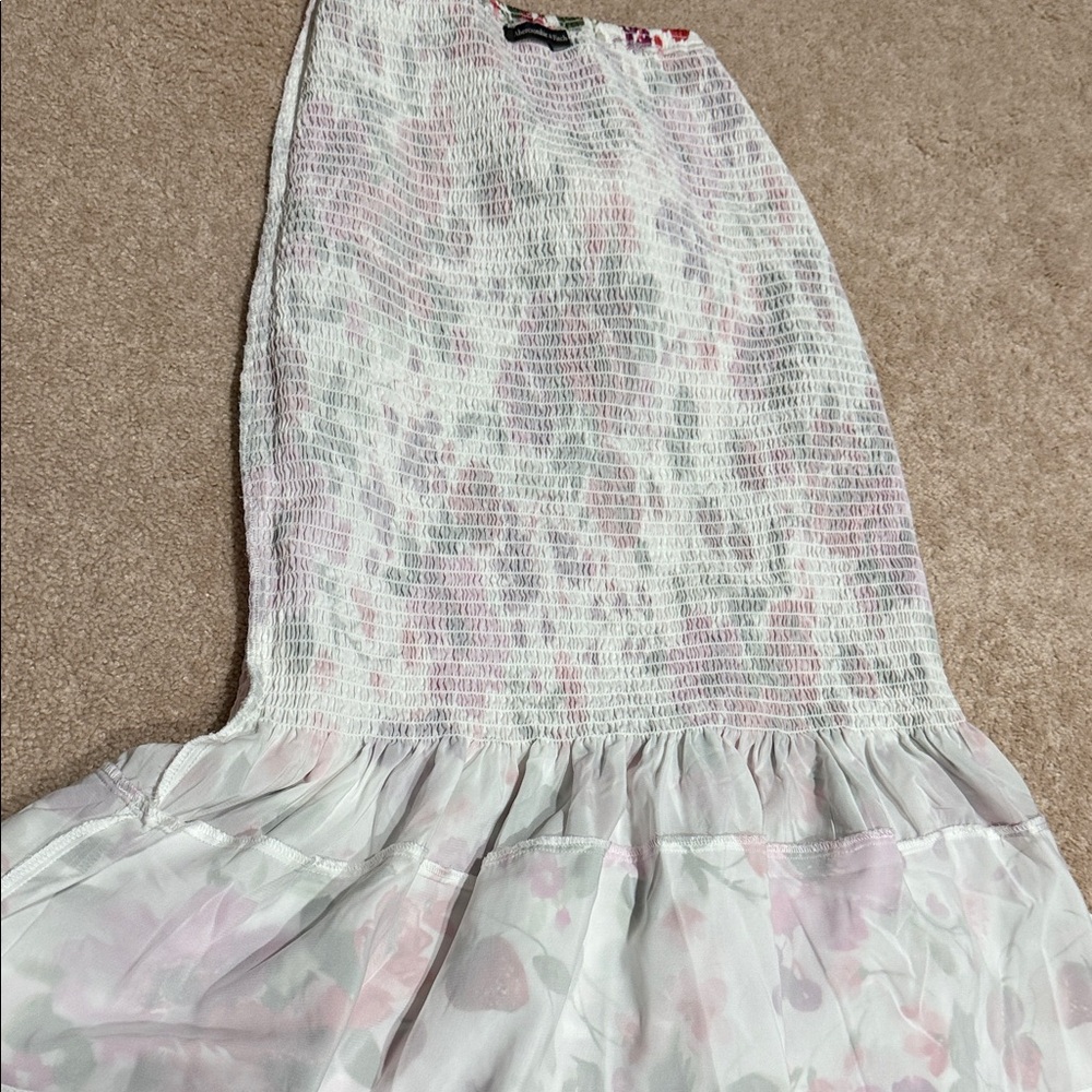 Abercrombie and Fitch size MP (medium petite) midi skirt with bright print - Picture 4 of 7
